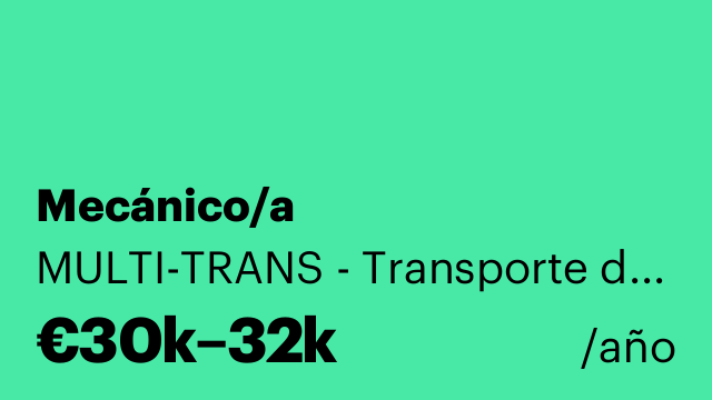 Mecánico/a