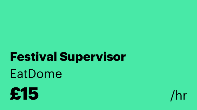 Festival Supervisor