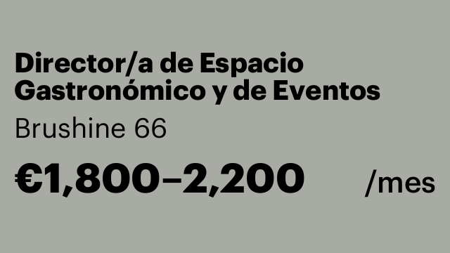 Director/a de Espacio Gastronómico y de Eventos