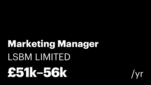 Marketing Manager