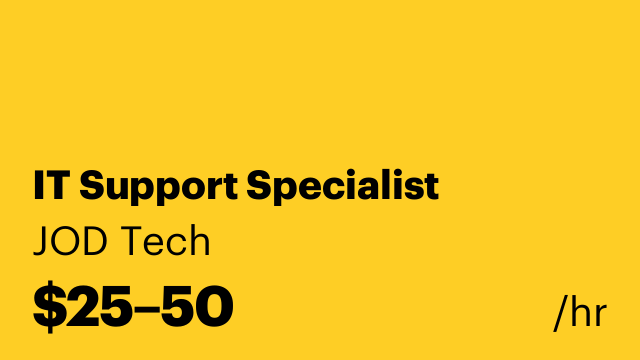 IT Support Specialist
