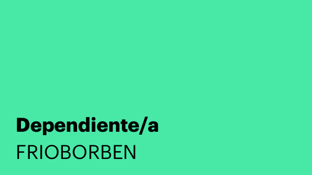 Dependiente/a