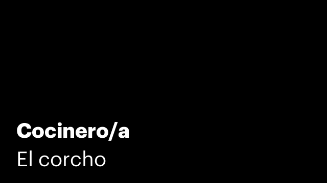 Cocinero/a