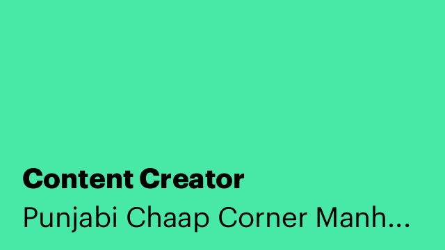 Content Creator