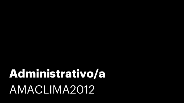 Administrativo/a