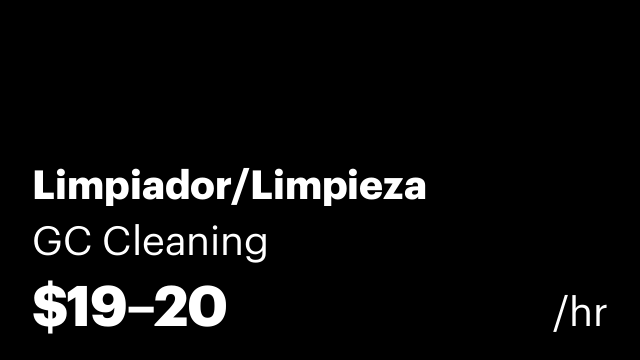 Limpiador/Limpieza