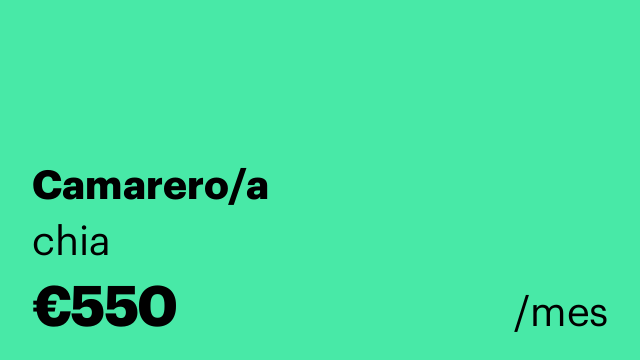 Camarero/a