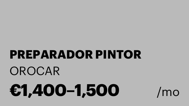 PREPARADOR PINTOR