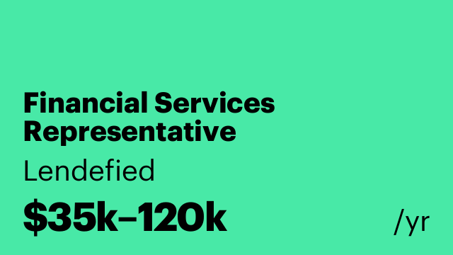 Financial Services Representative