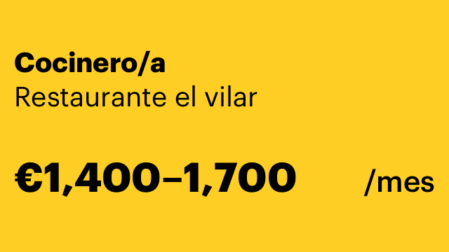 Cocinero/a