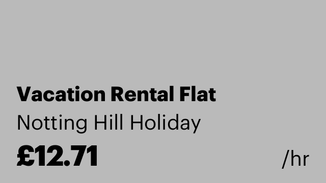 Vacation Rental Flat