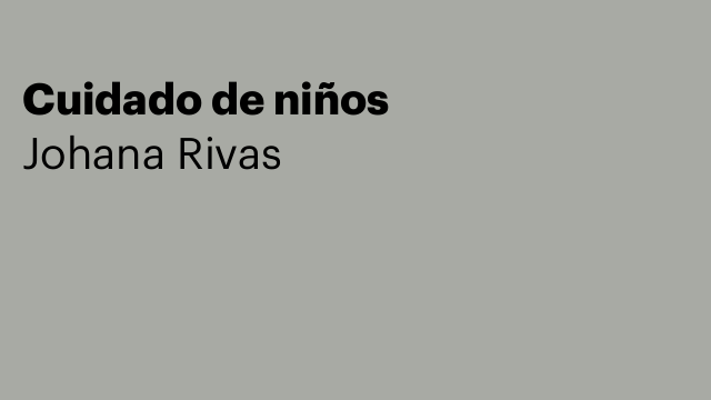 Cuidado de niños