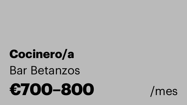 Cocinero/a