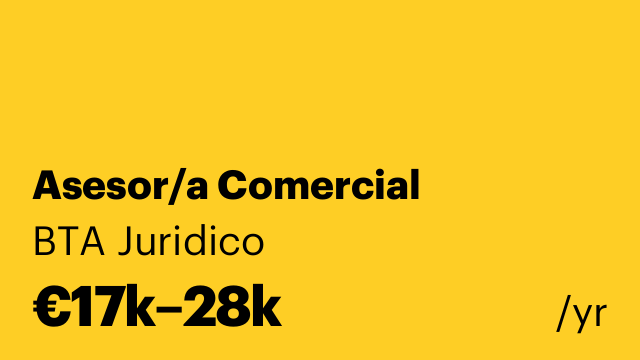Asesor/a Comercial
