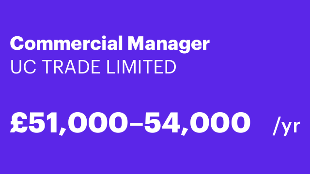 Commercial Manager