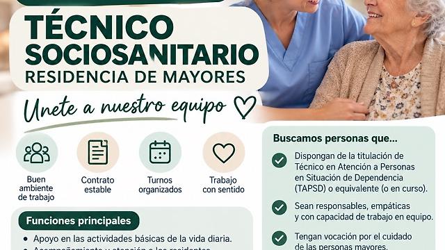 Técnico/a Sociosanitario/a