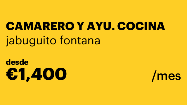 CAMARERO Y AYU. COCINA
