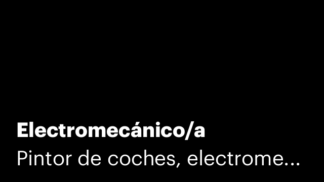 Electromecánico/a