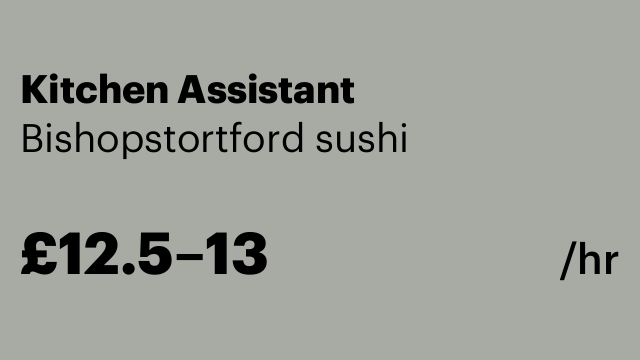 Kitchen Assistant