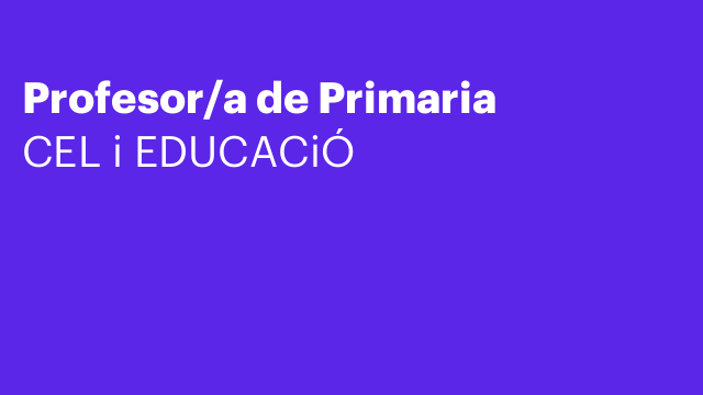 Profesor/a de Primaria