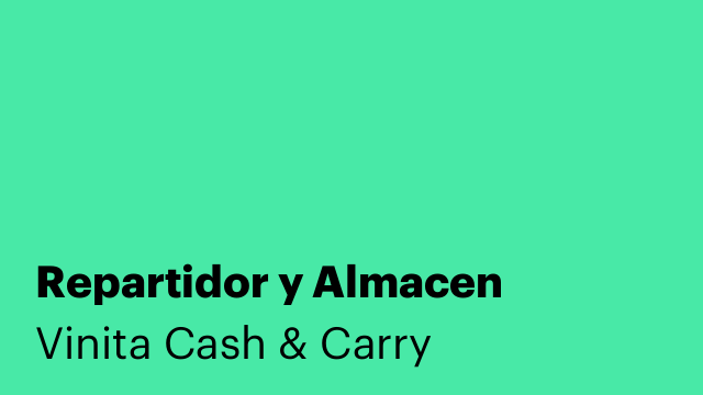 Repartidor y Almacen