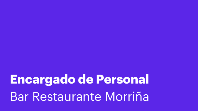 Encargado de Personal