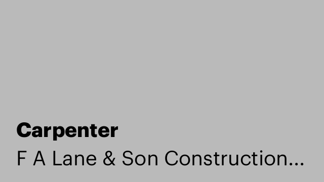 Carpenter