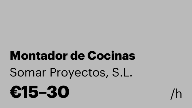 Montador de Cocinas