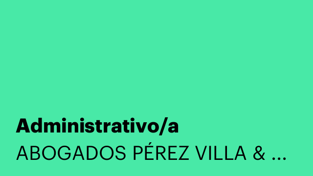Administrativo/a