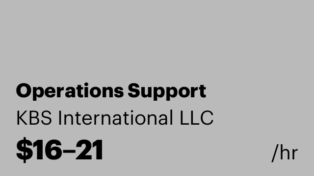 Operations Support