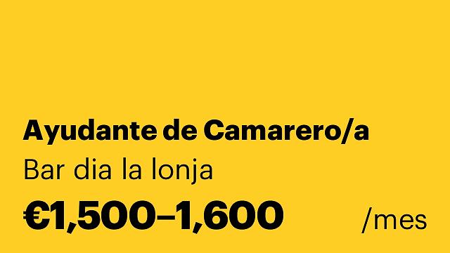 Ayudante de Camarero/a