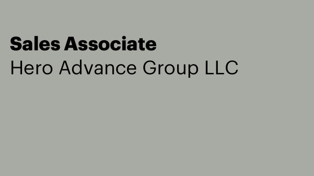 Sales Associate