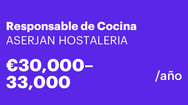 Responsable de Cocina