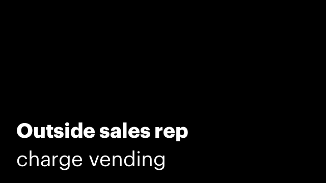 Outside sales rep