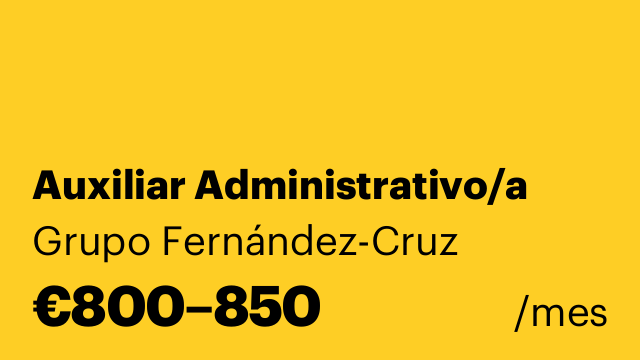 Auxiliar Administrativo/a