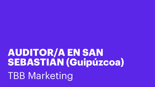 AUDITOR/A EN SAN SEBASTIAN (Guipúzcoa)