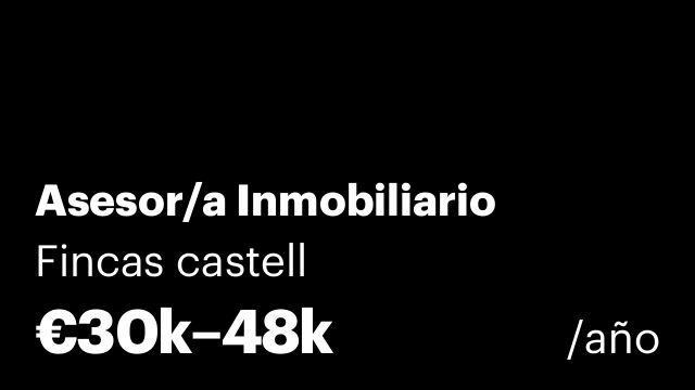 Asesor/a Inmobiliario