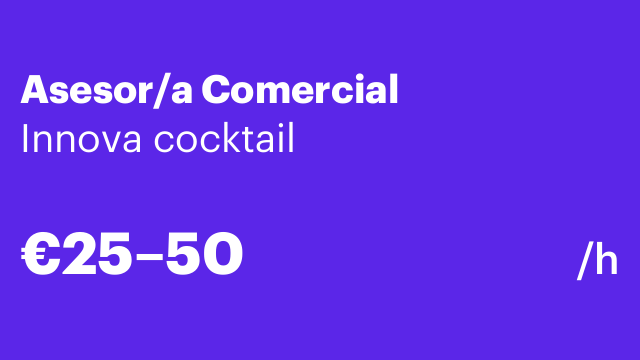 Asesor/a Comercial