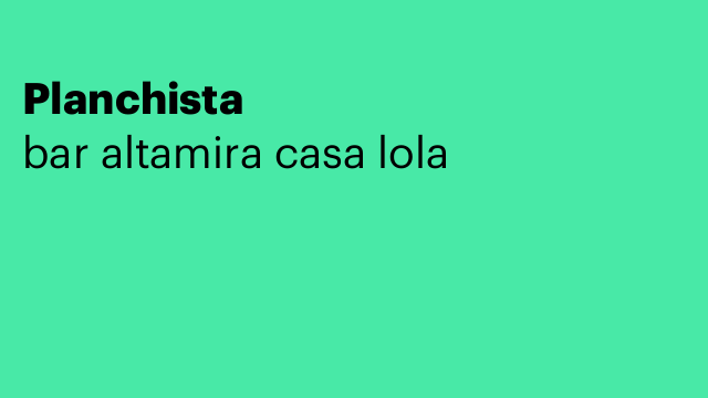 Planchista