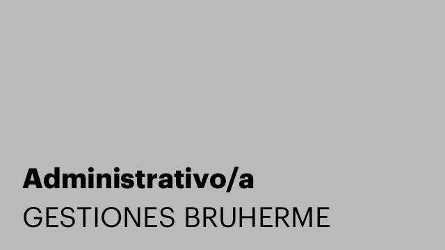 Administrativo/a