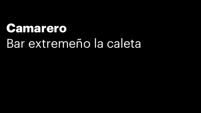 Camarero