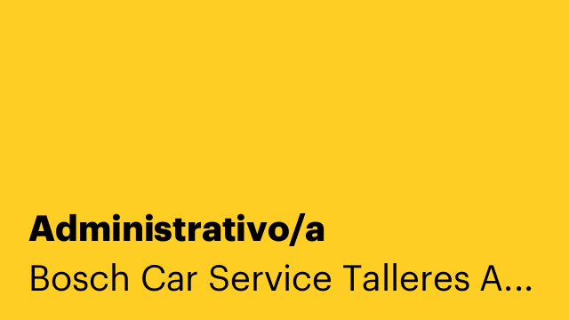 Administrativo/a