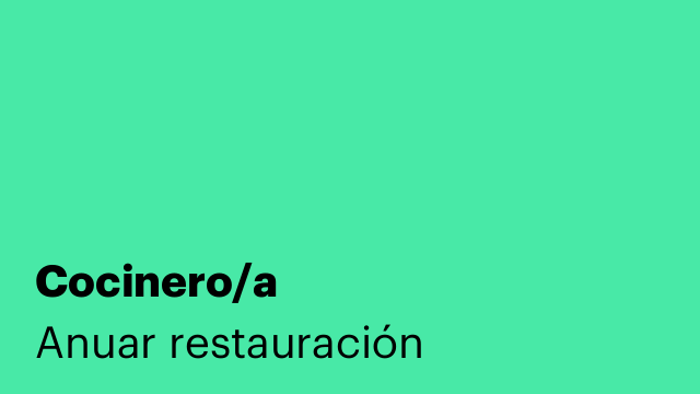 Cocinero/a