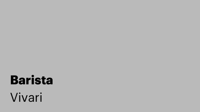 Barista
