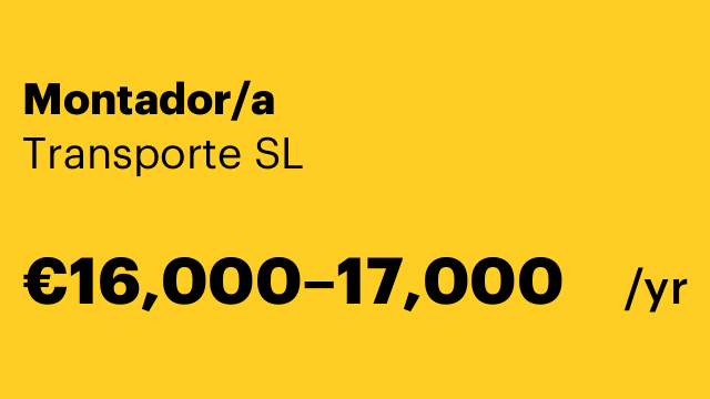 Montador/a