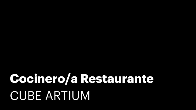 Cocinero/a Restaurante