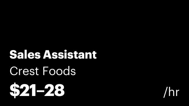 Sales Assistant