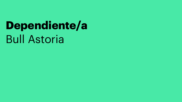 Dependiente/a