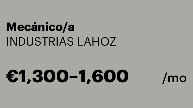 Mecánico/a