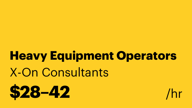 Heavy Equipment Operators
